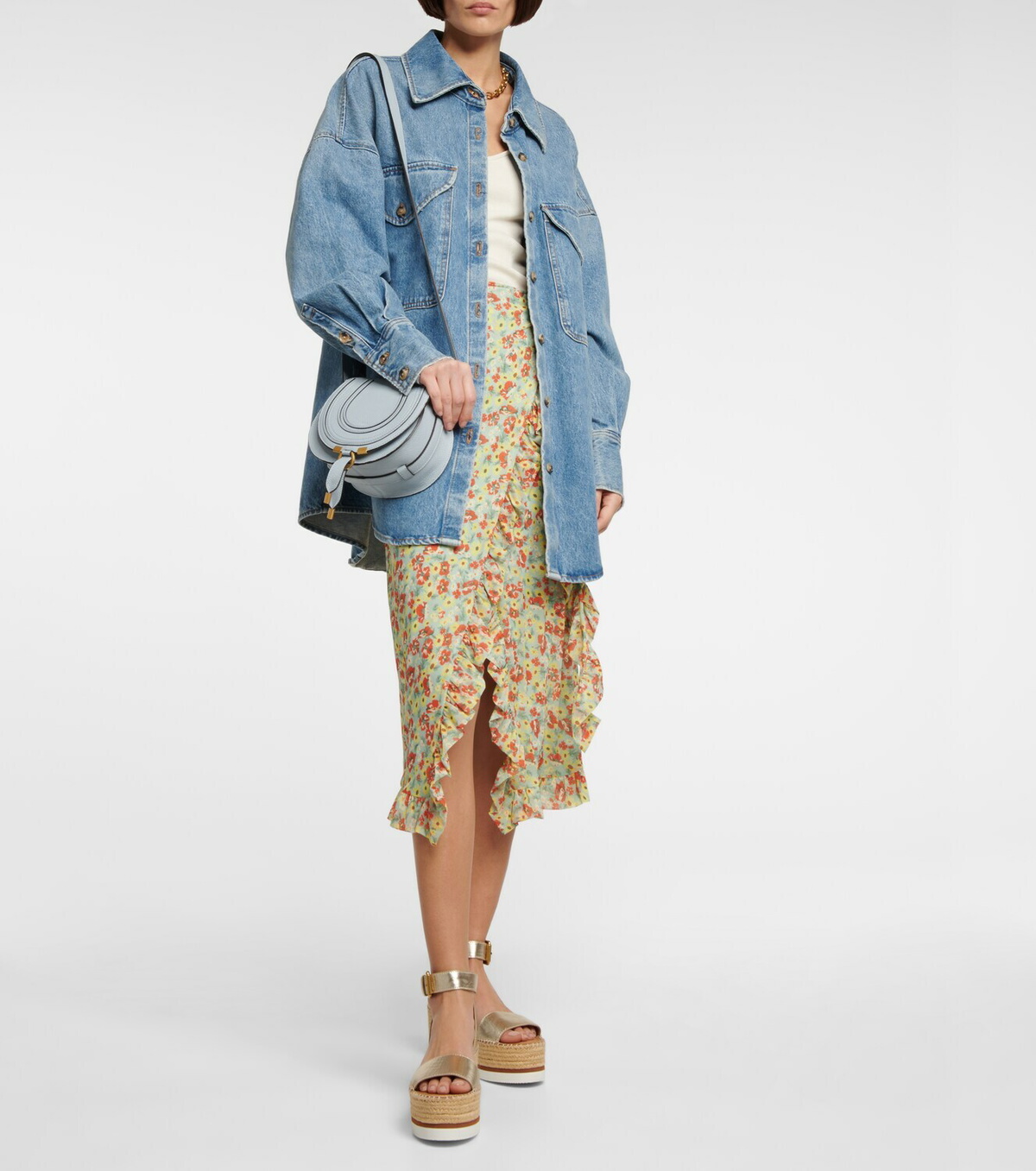 See By Chloe - Glyn leather platform espadrille sandals