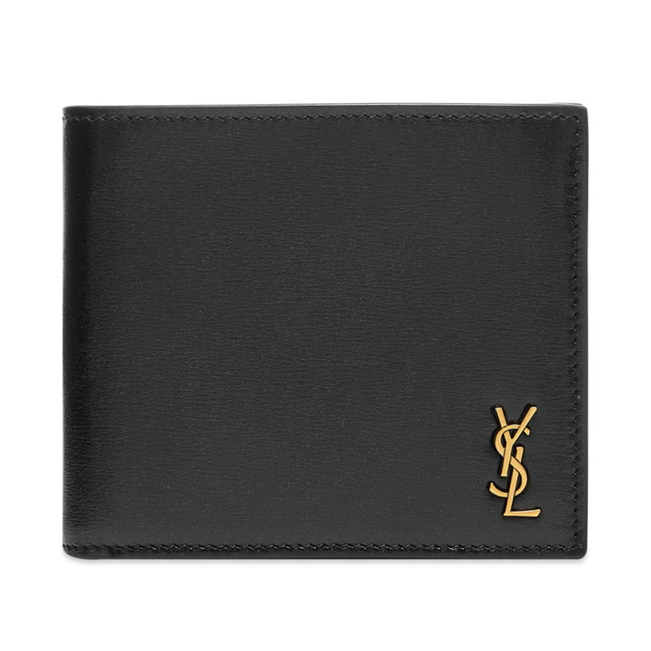 Photo: Saint Laurent Tiny Monogram East West Wallet