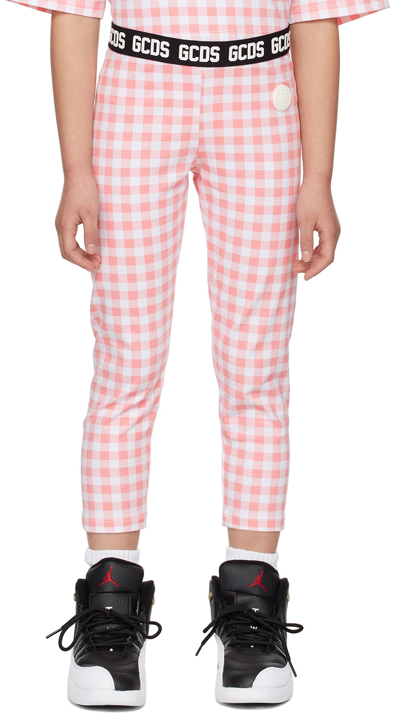 Pink Checkered Leggings