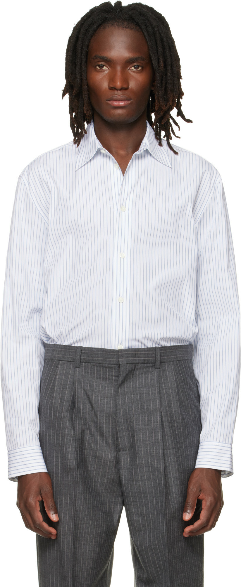 Jil Sander White Cotton Poplin Shirt