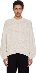 HOMME PLISSÉ ISSEY MIYAKE Beige Risotto Knit Sweater