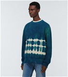 The Elder Statesman - Tie-dye cashmere sweater