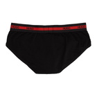 Hugo Two-Pack Black Hip Briefs