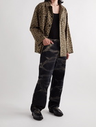 Wacko Maria - Leopard-Print Cotton-Ripstop Overshirt - Neutrals