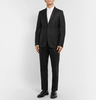 Mr P. - Black Unstructured Worsted Wool Blazer - Men - Black