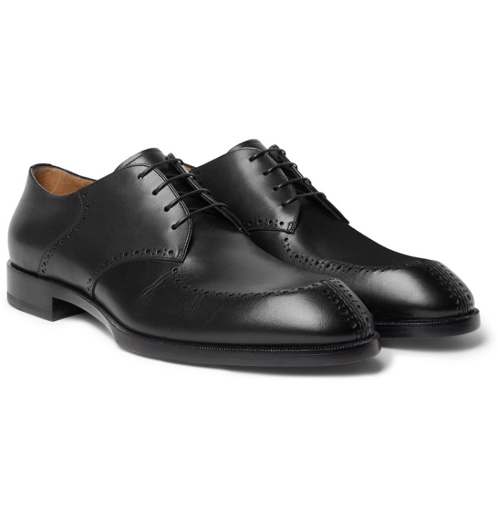 Photo: Christian Louboutin - A Mon Homme Leather Brogues - Black