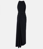 Givenchy Draped halterneck maxi dress