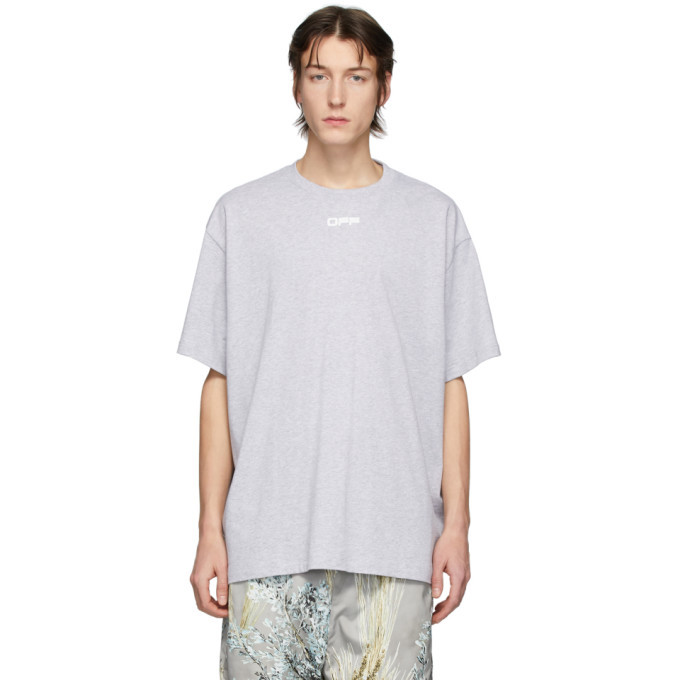 Photo: Off-White Grey Airport Tape T-Shirt