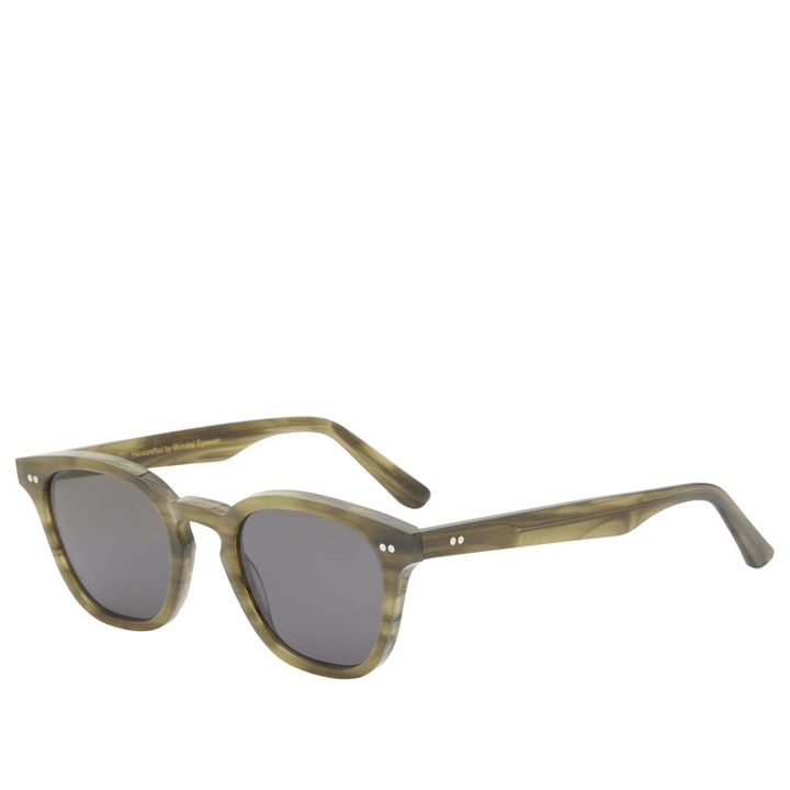 Photo: Monokel River Sunglasses in Green Demi/Grey Gradient 