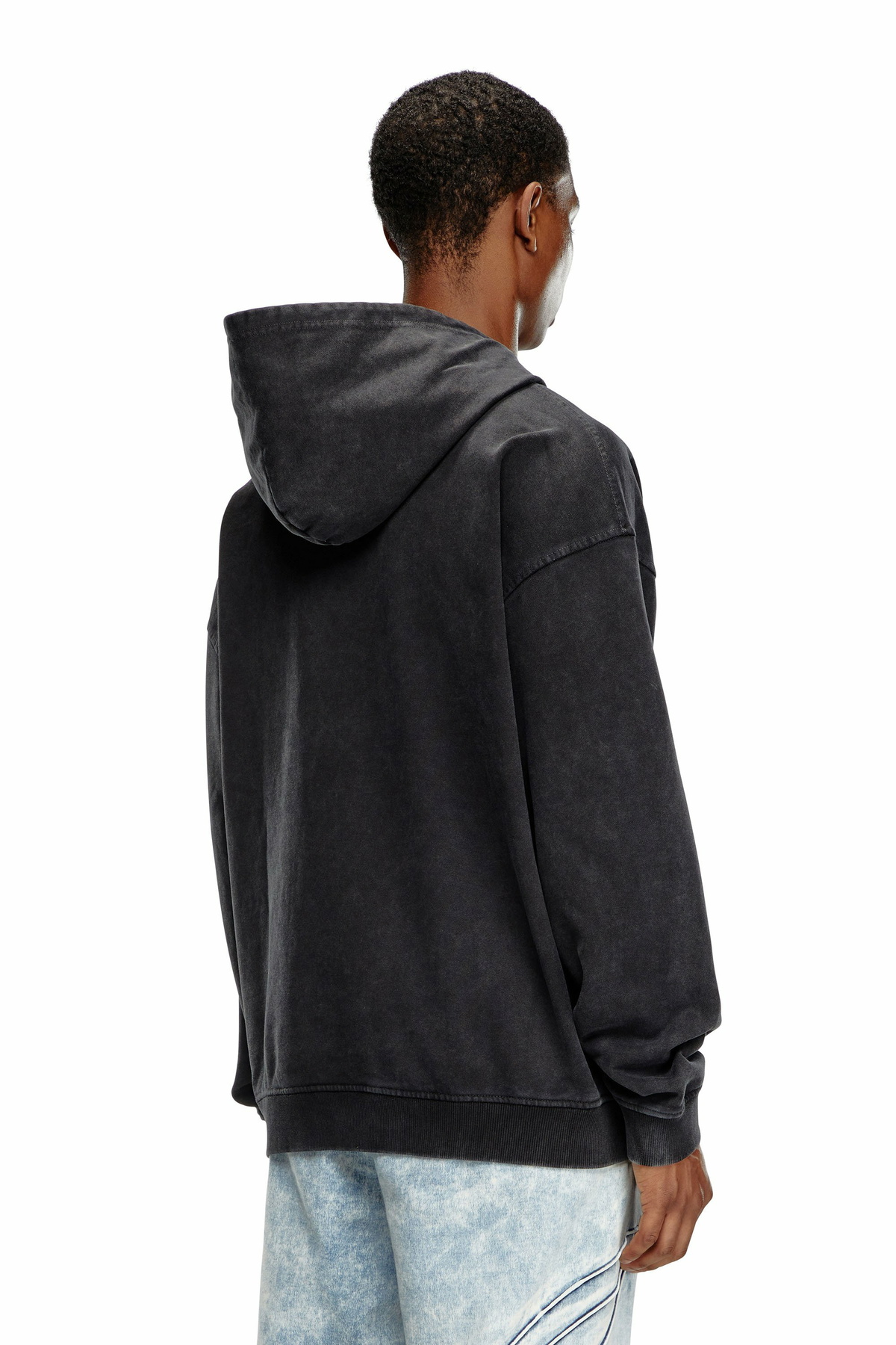 トップス DIESEL LAYERED OVERHOODIE sizeXS Diesel Hoodie with multi-layered logo print - Sweaters Mens in