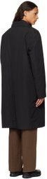Róhe Black Relaxed Coat