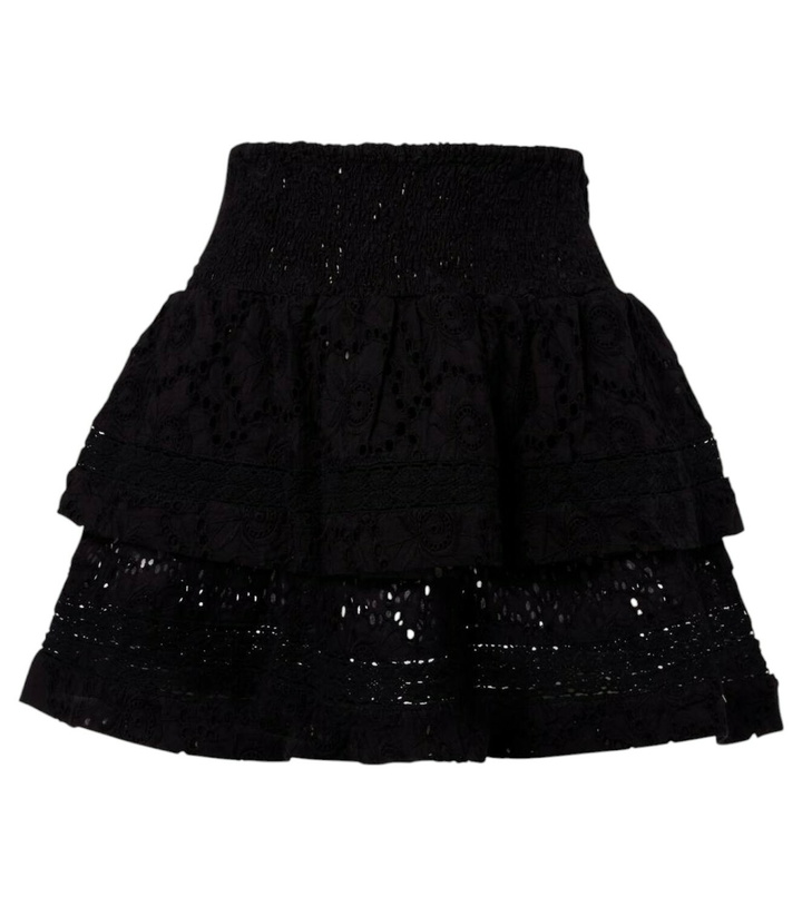 Photo: Melissa Odabash Riri cotton broderie miniskirt