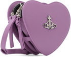 Vivienne Westwood Purple Louise Heart Crossbody Bag