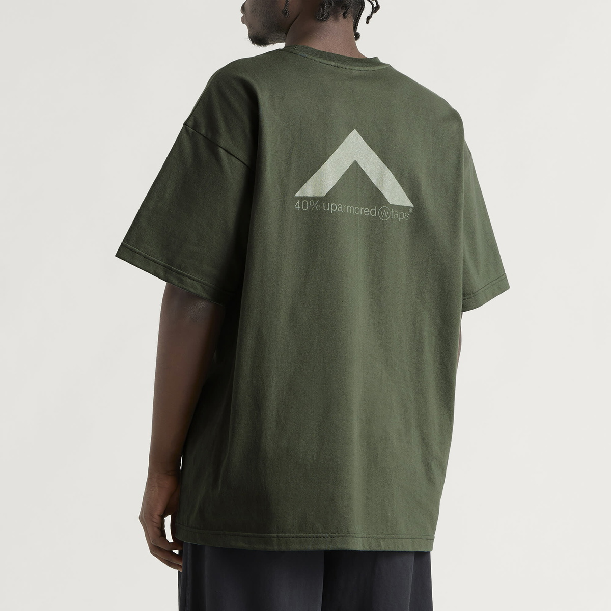 WTAPS Men's 40pct Uparmored Short Sleeve T-Shirt in Olive Drab