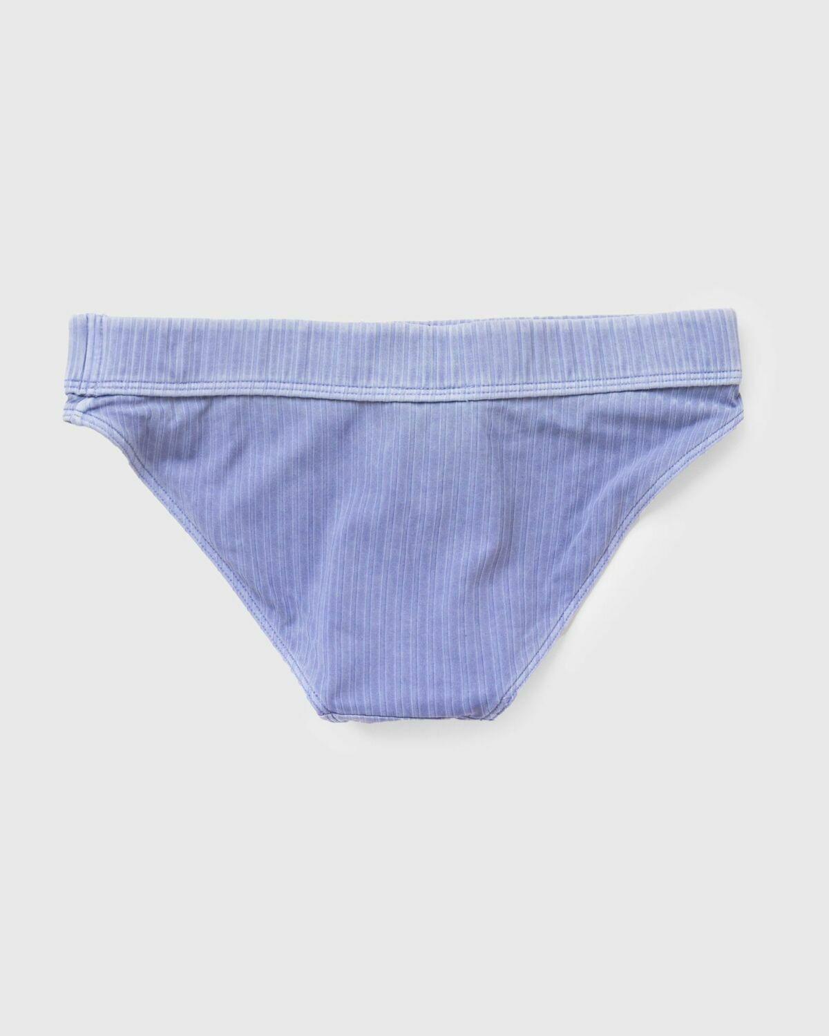 Calvin Klein Ribbed Thong in Blue