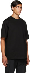 Juun.J Black Pocket Sleeve T-Shirt