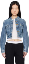 Alexander Wang Blue Trucker Denim Jacket