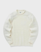 C.P. Company Lambswool Grs Boxy Mock Neck Knit White - Mens - Pullovers