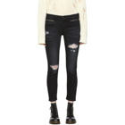 R13 Black Biker Boy Jeans