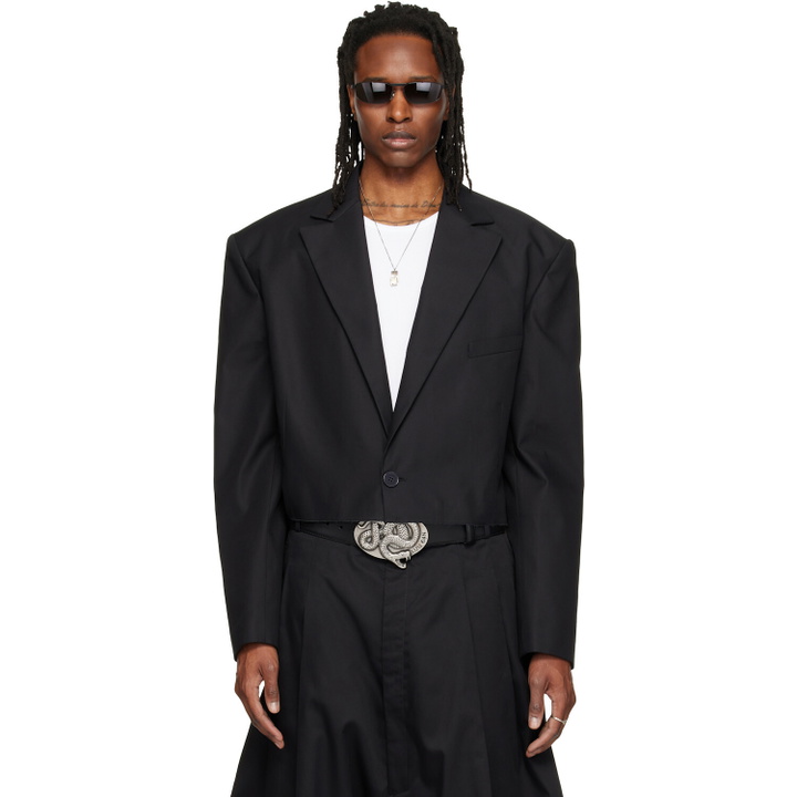 Photo: LU'U DAN Black Slashed Blazer