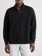 Lululemon - Steady State Cotton-Blend Jersey Half-Zip Sweatshirt - Black