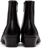 Saint Laurent Black Franz Zipped Boots