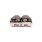 Vans Black and Grey Logo Checkerboard OG Slip-On 59 LX Sneakers