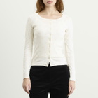 Fruity Booty Women's Ditsy Floral Cardigan in White