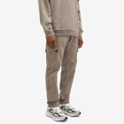 Stone Island Men's Brushed Cotton Canvas Cargo Pants in Dove Grey