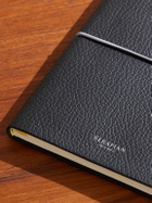 Serapian - Medium Logo-Print Full-Grain Leather Notebook