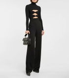 Valentino Cutout mockneck bodysuit