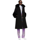 Saks Potts Black Wool Yvonne Coat