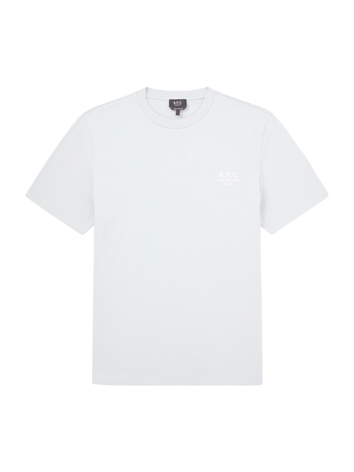 A.P.C. - Logo-Embroidered Cotton-Jersey T-Shirt - White A.P.C.