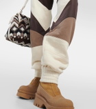 Chloé Colorblocked cotton sweatpants