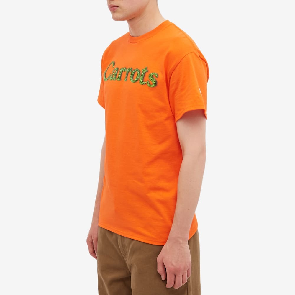 Carrots by Anwar Carrots Men's Grass Wordmark T-Shirt in Orange