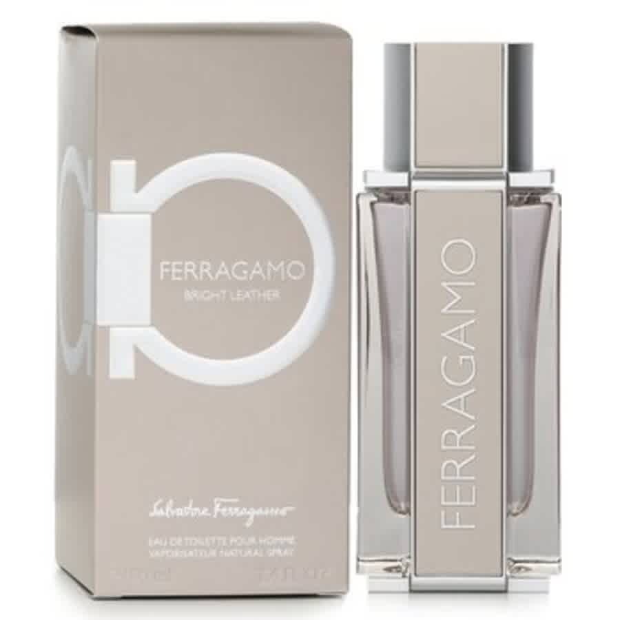Salvatore Ferragamo Mens Bright Leather EDT Spray 3.4 oz Fragrances 8052464891702