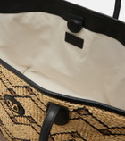 Valentino Garavani VLogo Large raffia tote bag
