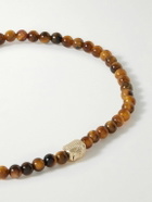 Luis Morais - Gold Tiger's Eye Beaded Bracelet