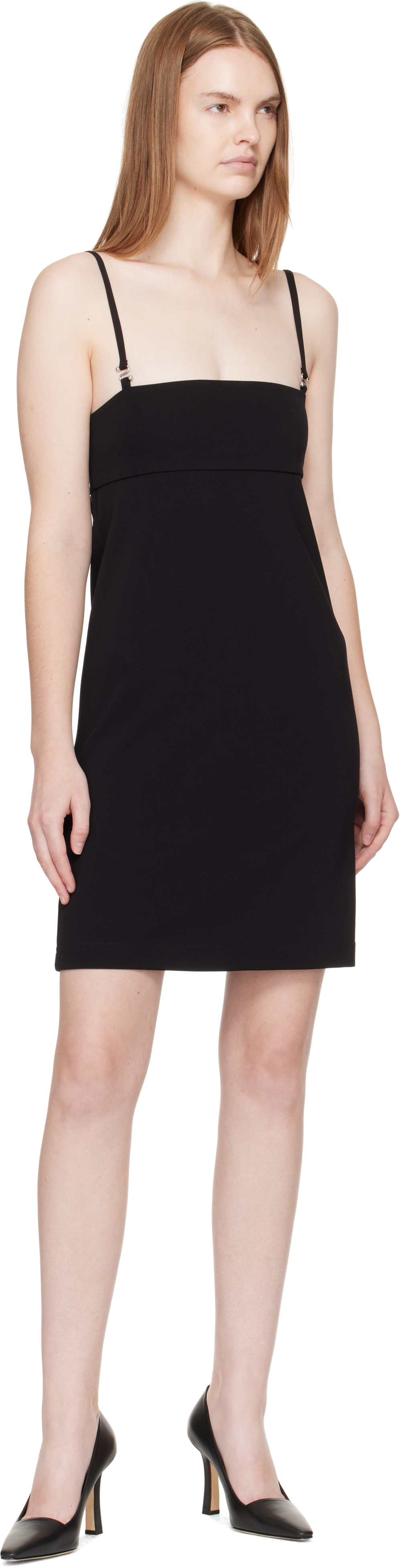 Sportmax Black Cut Out Minidress