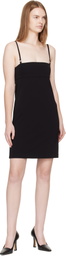 Sportmax Black Cut Out Minidress