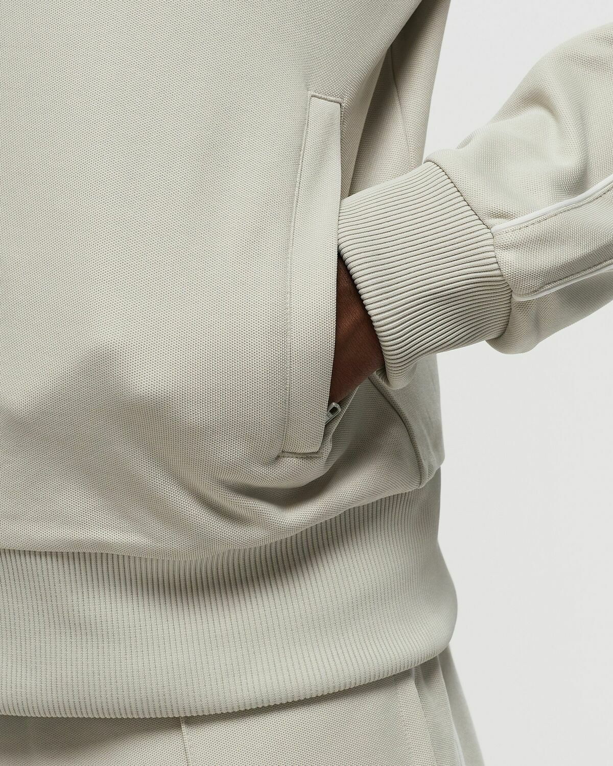 Lacoste Paris Piqué Track Jacket Beige Track Jackets Lacoste