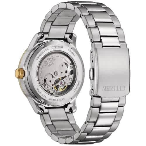 Citizen Automatic Green Dial Mens Watch NJ0196-80X