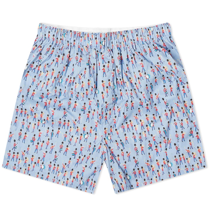 Photo: Sunspel Liberty Marching Band Print Boxer Short