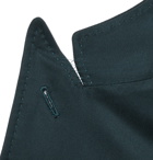 Brioni - Unstructured Silk-Twill Suit Jacket - Blue