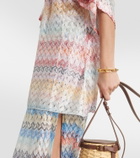 Missoni Mare Zig-zag lamé minidress