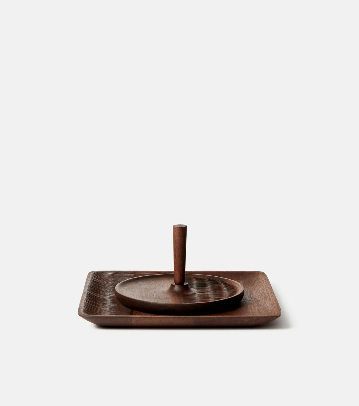 Zanat Nakit walnut decorative tray by Monica Förster