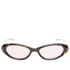 Gentle Monster Ora Sunglasses in Tortoise/Red 