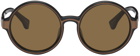 Dries Van Noten Gray Linda Farrow Edition 83 C2 Sunglasses