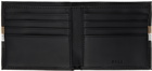 BOSS Black Perforated Stripe Faux-Leather Wallet