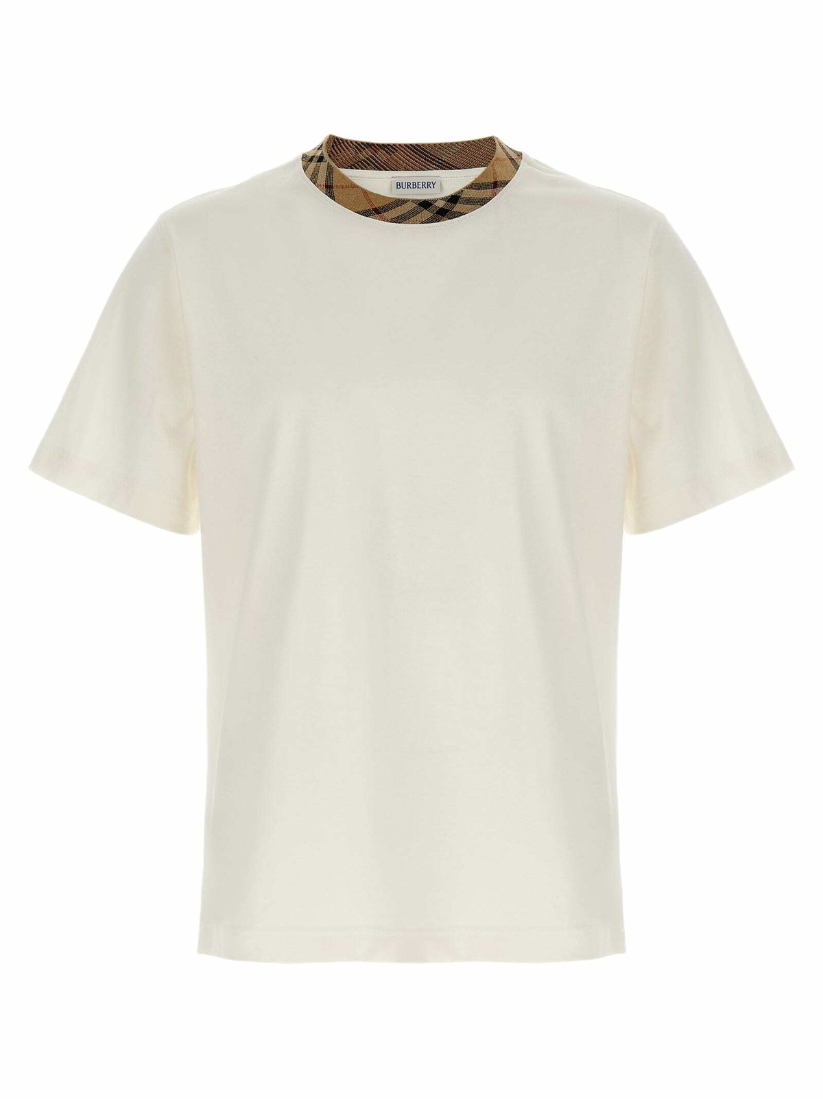Burberry White Oak Leaf Crest T-Shirt Burberry